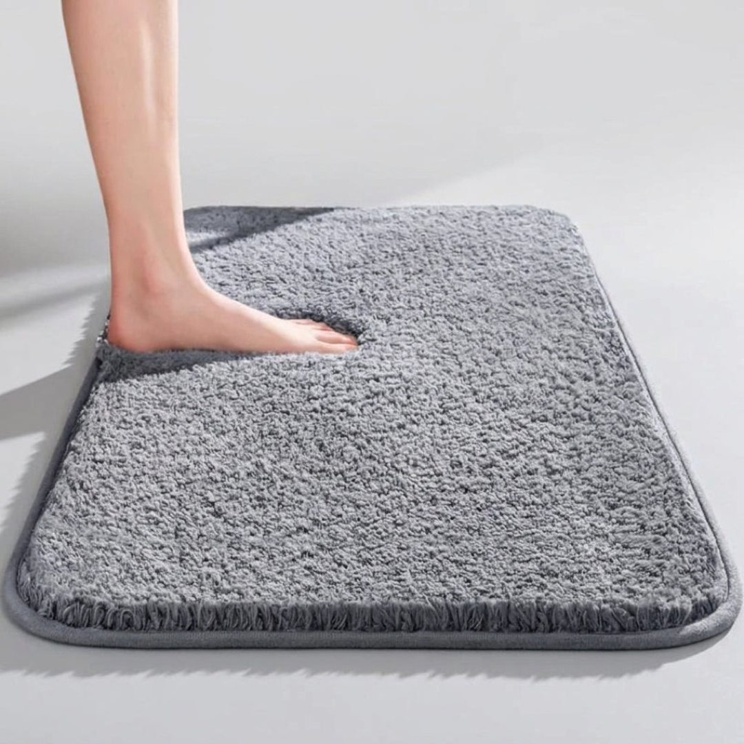 CloudSoft Bath Mat for Dry, Secure Floors