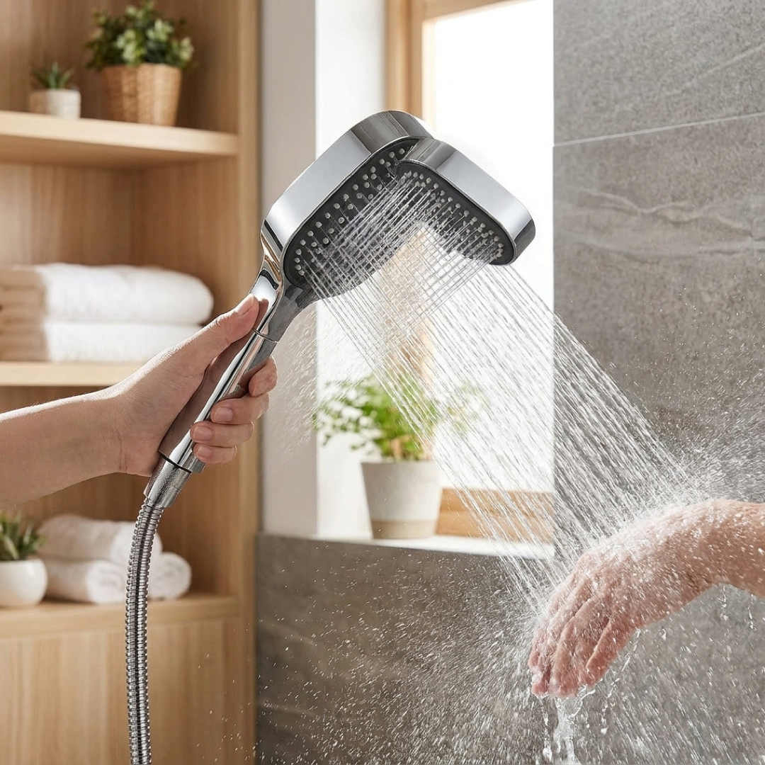 Filtered Shower Head for a Stronger, Cleaner Flow
