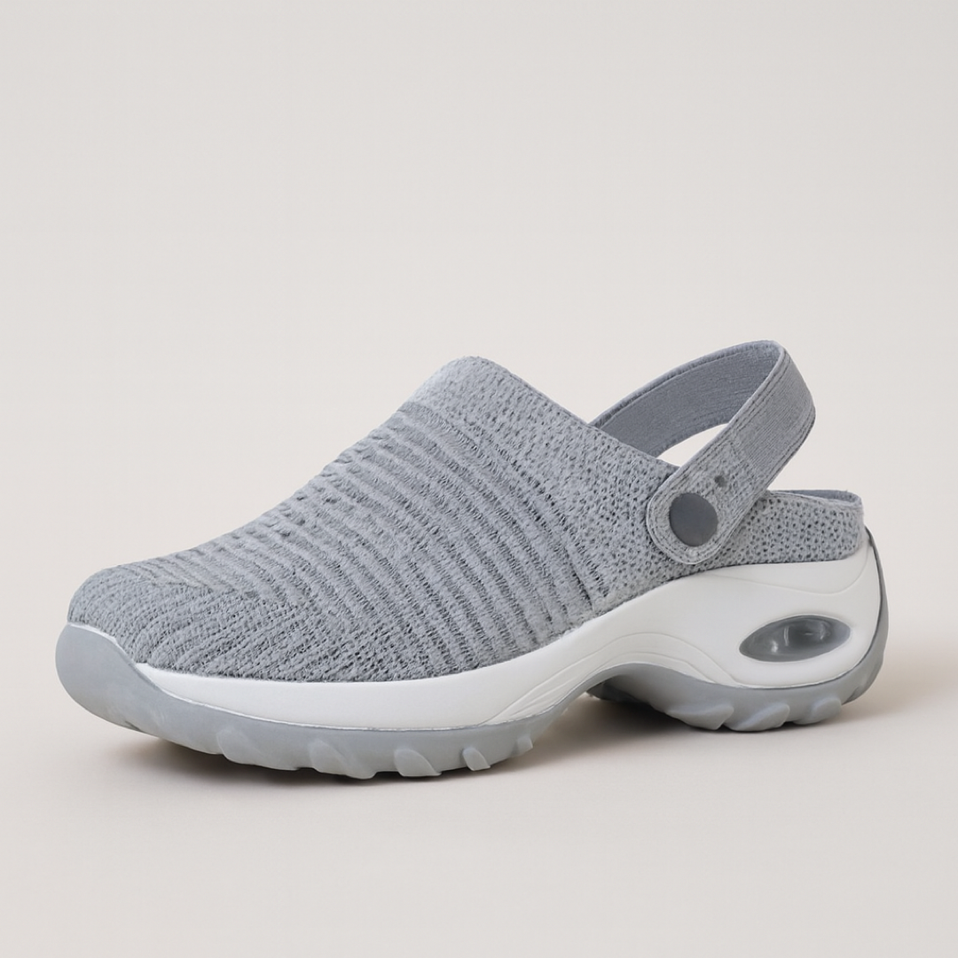 Air-Cushioned Mesh Clogs for All-Day Support