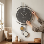 Sculptural Wall Clock for Quiet Timekeeping