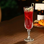 Engraved Crystal Goblet for Elegant Sipping