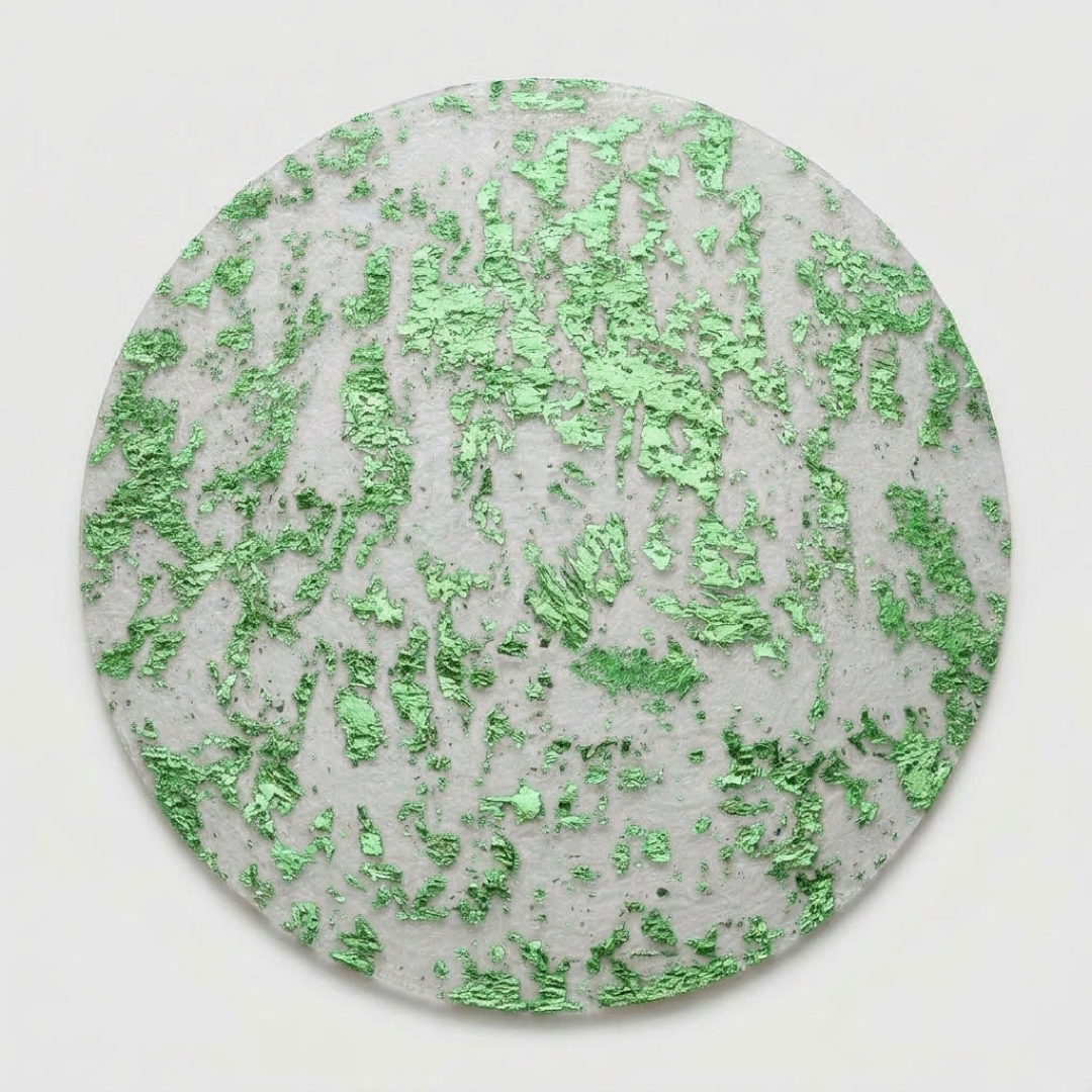Shimmering Foil Placemats for Effortless Cleanup