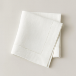 Hemstitched Cloth Napkin Set for Elegant Dining