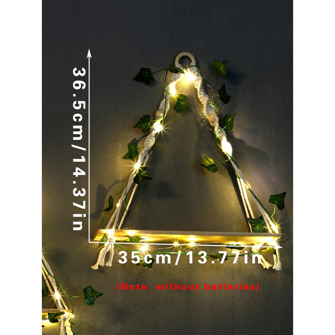 Botanical LED Hanging Shelf for Warm Displays