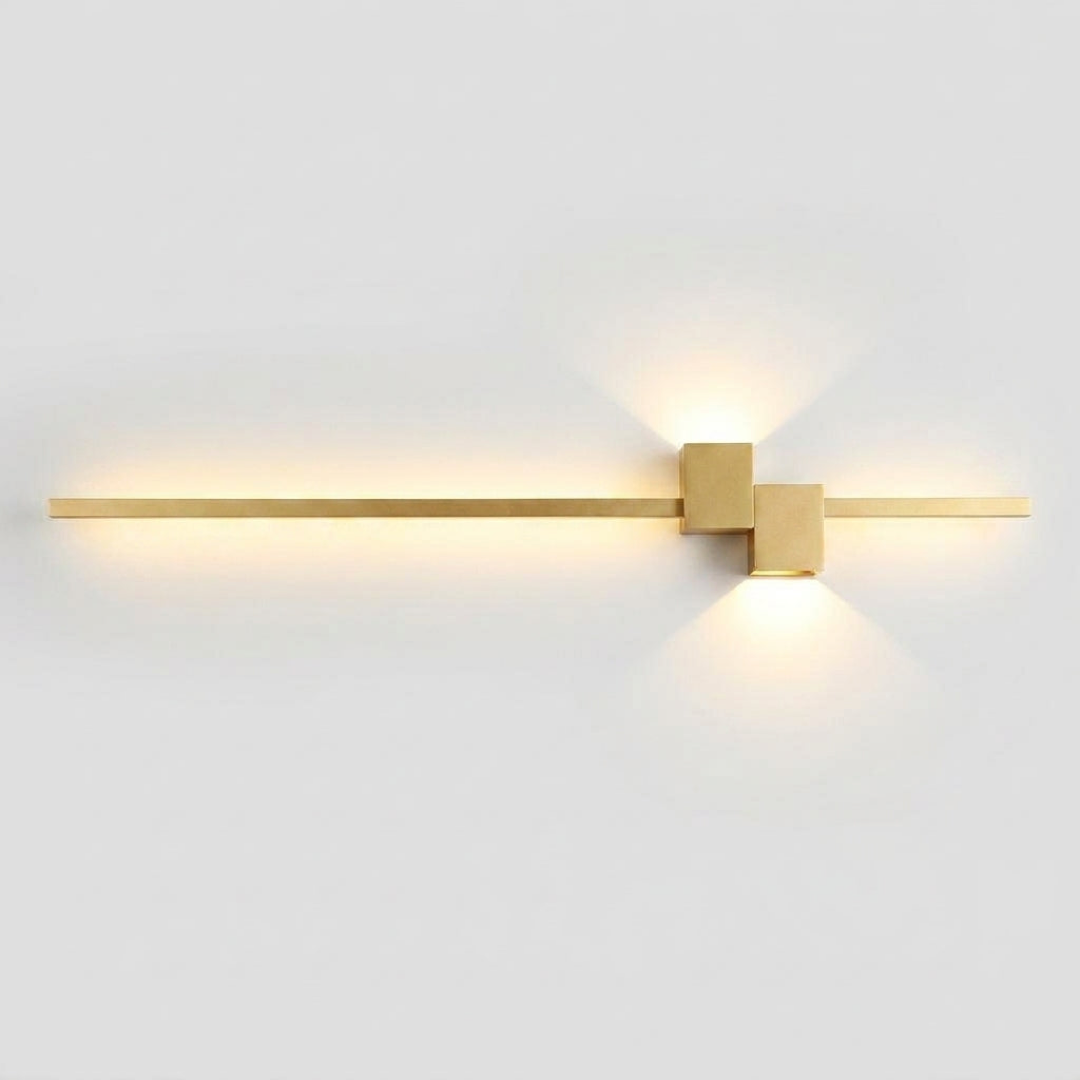 Slimline LED Wall Light With Adjustable Glow