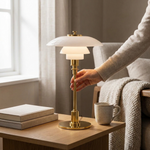 Sculptural Table Lamp For Artful Illumination