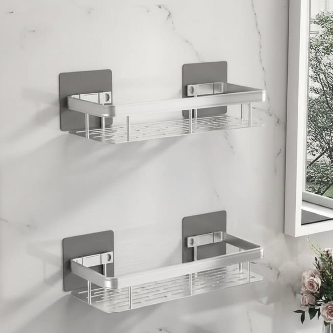Wall-Mounted Bathroom Shelf for Clutter-Free Counters