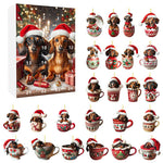 Dachshund Advent Calendar For Festive Holiday Decor