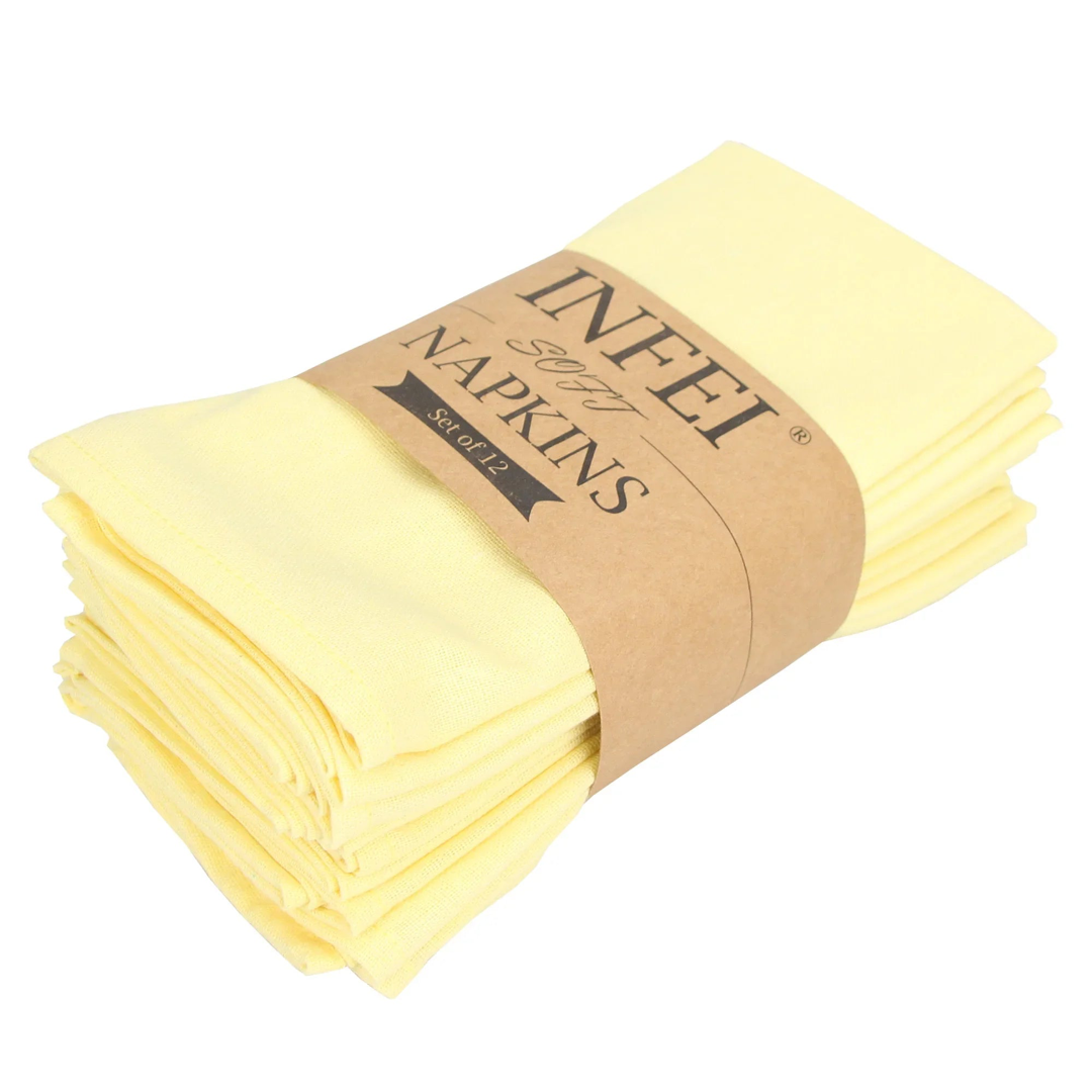 12-Piece Cloth Napkin Set for Effortless Dining
