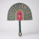 Handwoven Seagrass Fan for Warm Wall Texture