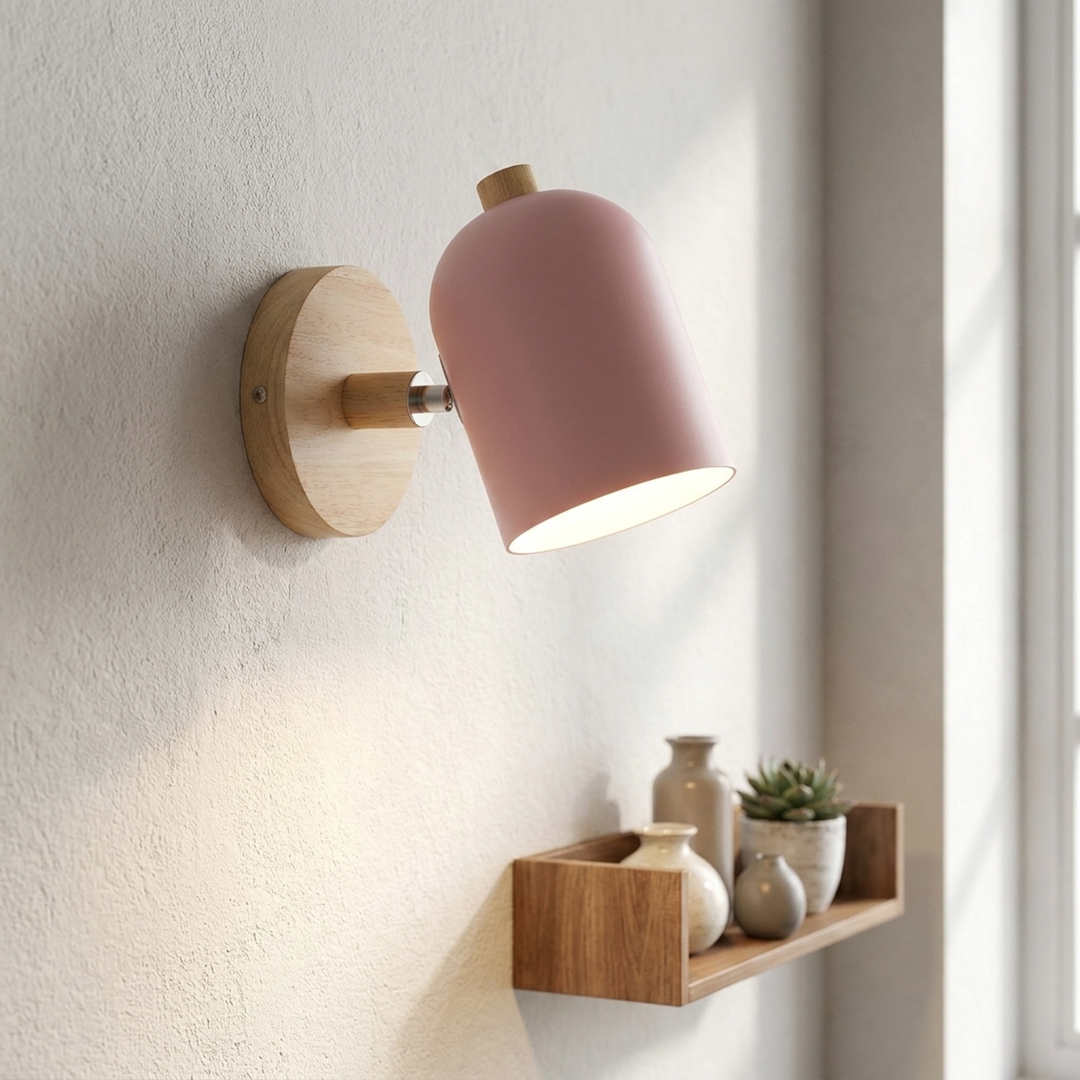 Wooden Wall Spotlight for Focused Lighting