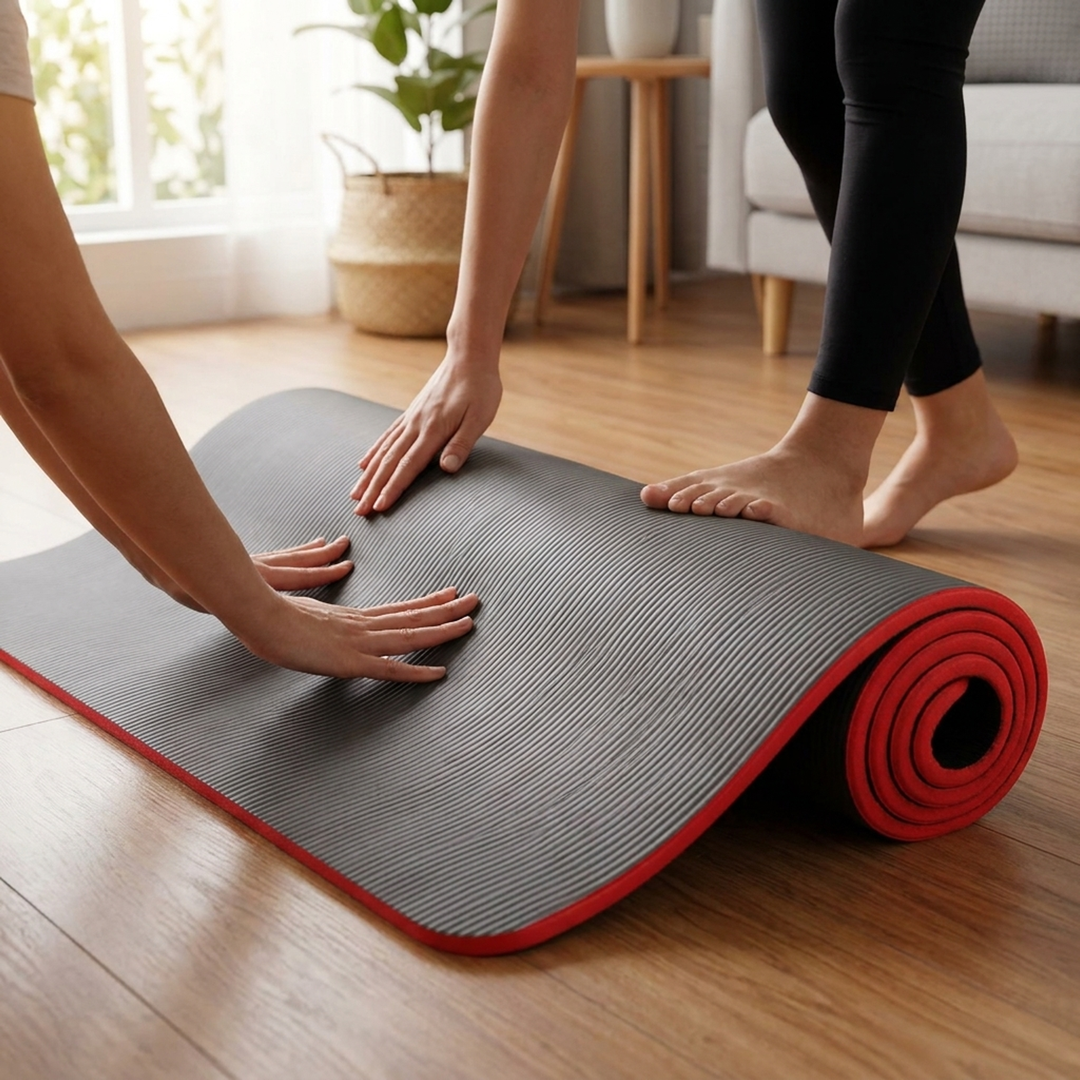Padded Yoga Mat for Steady Home Workouts