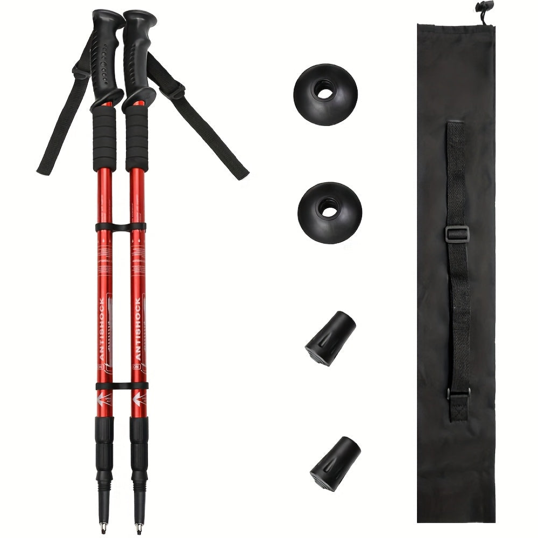 Adjustable Trekking Poles for Steady Footing