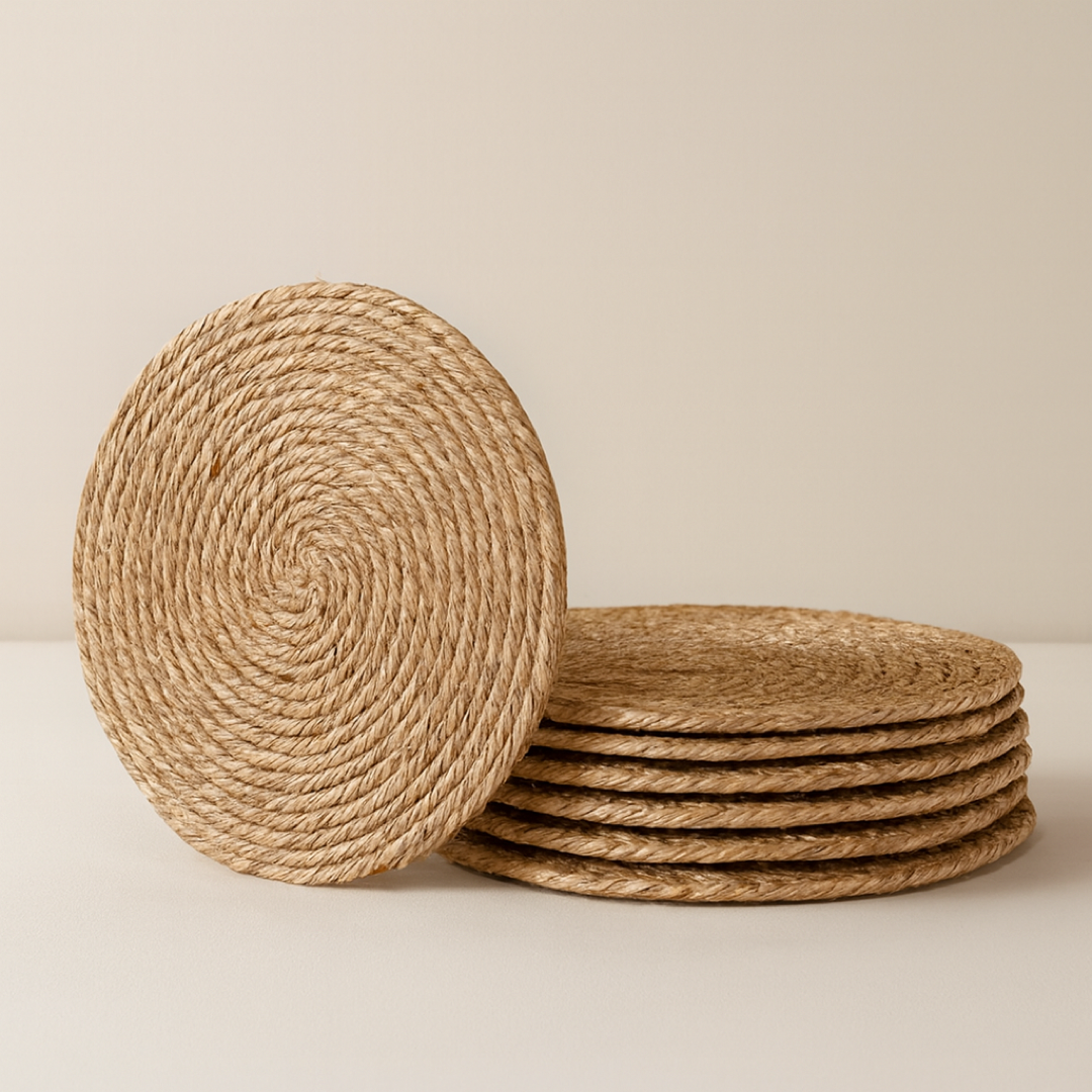 Woven Rattan Table Mat for Heat Protection
