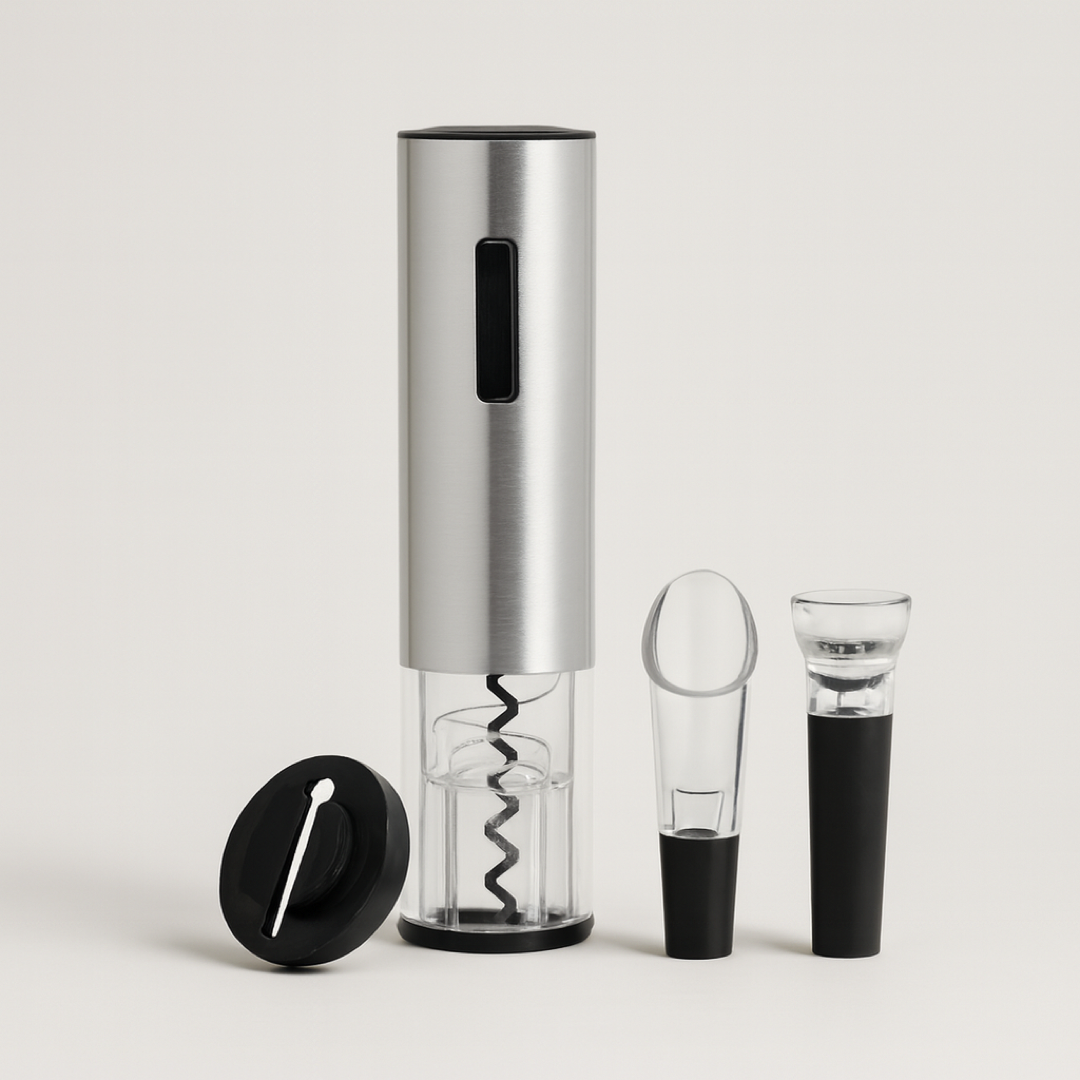 Electric Wine Opener Set for Smooth Serving