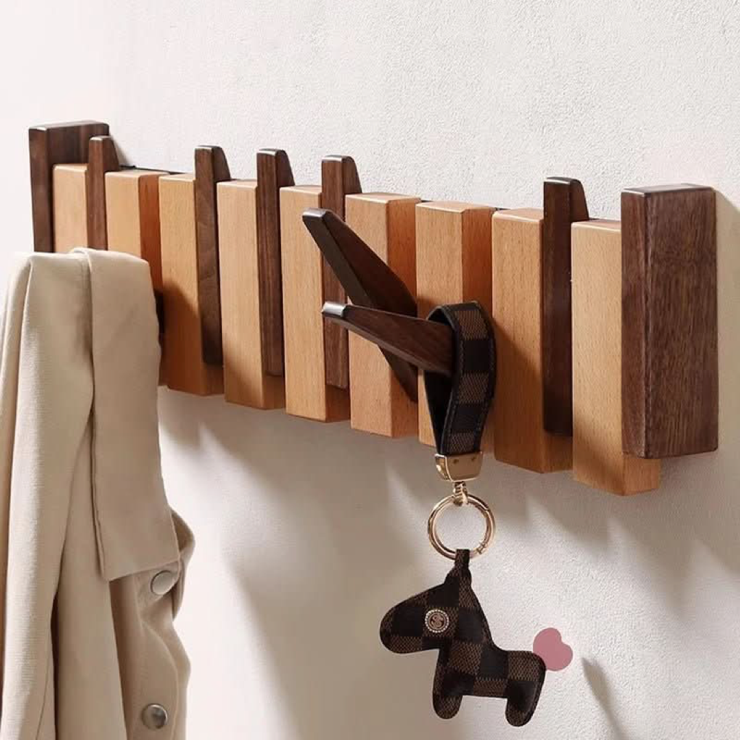 Piano Key Wall Rack for Clutter-Free Storage