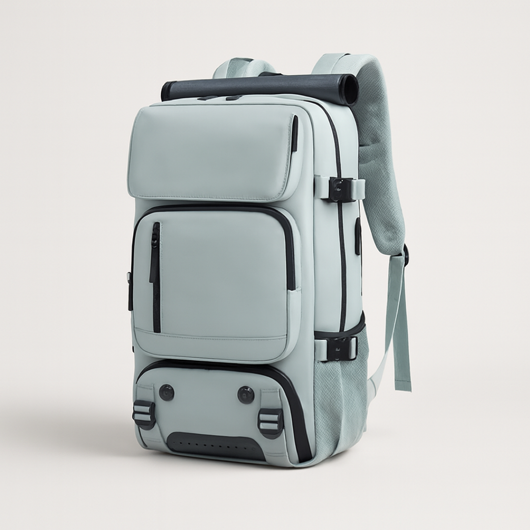 Waterproof Travel Backpack – Organized USB Access