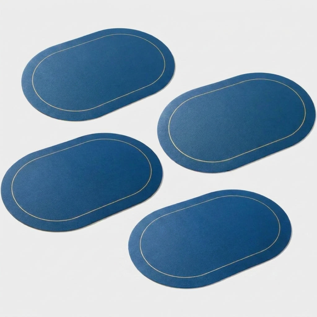 Faux Leather Placemats for Easy Table Protection