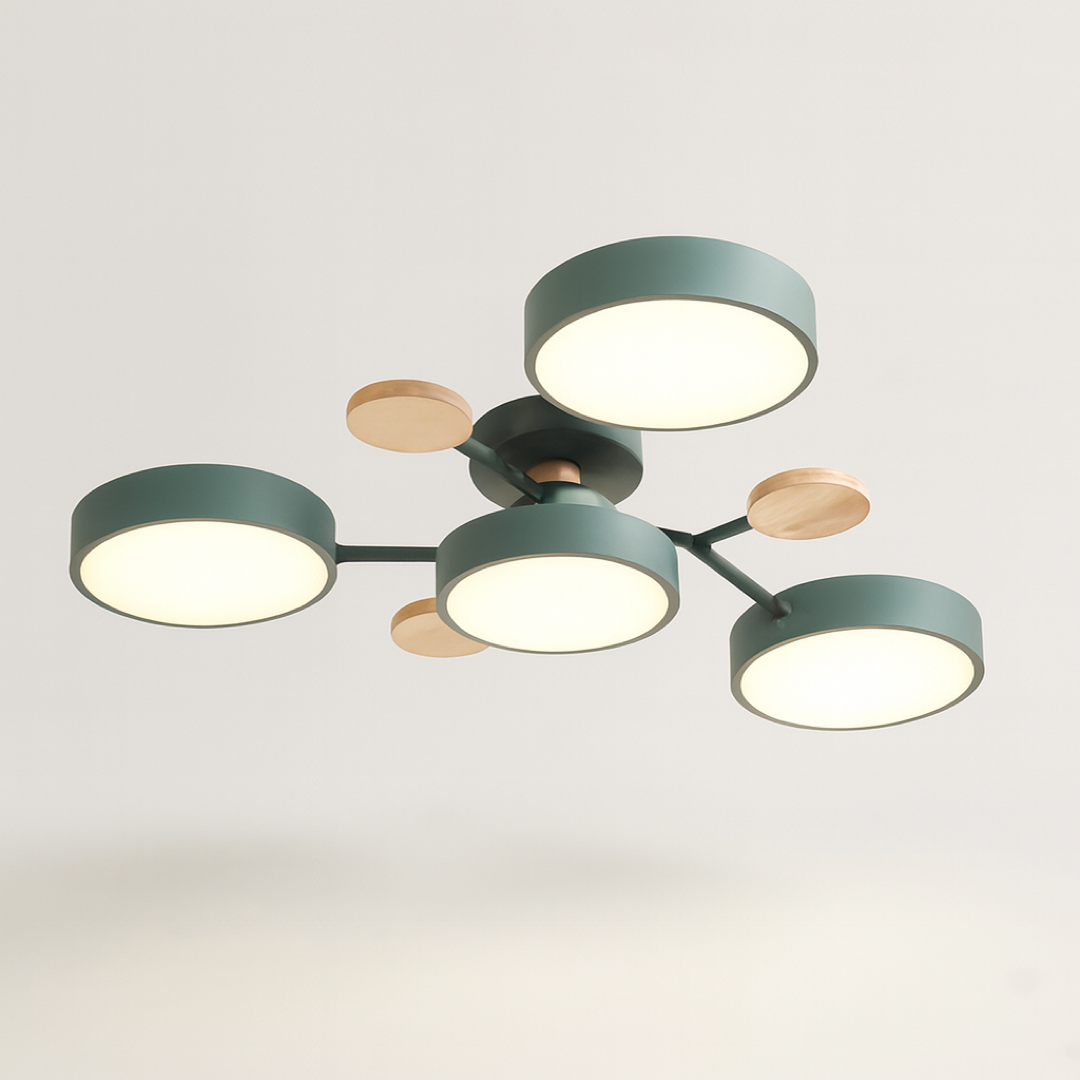 Minimalist LED Ceiling Light – Space-Saving Glow
