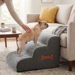 Supportive Pet Steps for Easier Furniture Access