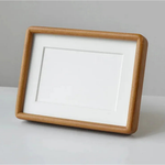 Matted Wood Picture Frame for Easy Display
