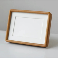 Matted Wood Picture Frame for Easy Display