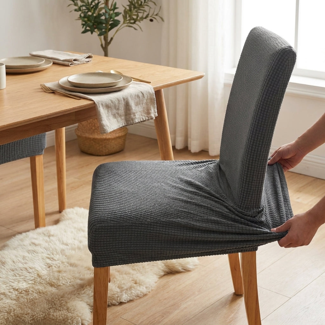 Stretch Velvet Chair Covers for a Tailored Fit