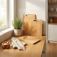Reversible Bamboo Cutting Board for Hygienic Prep