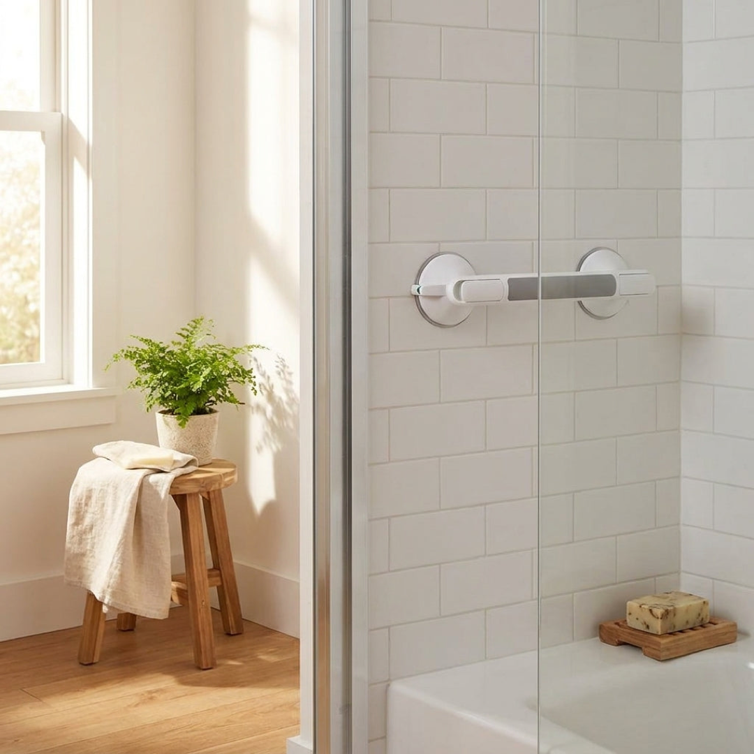 Suction Grab Bar for Safer Showers