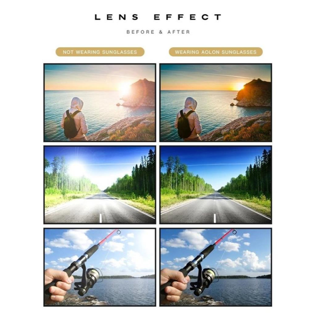 Adaptive Polarized Lenses for All-Day Comfort