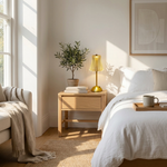 Cordless Crystal Table Lamp for Effortless Ambiance