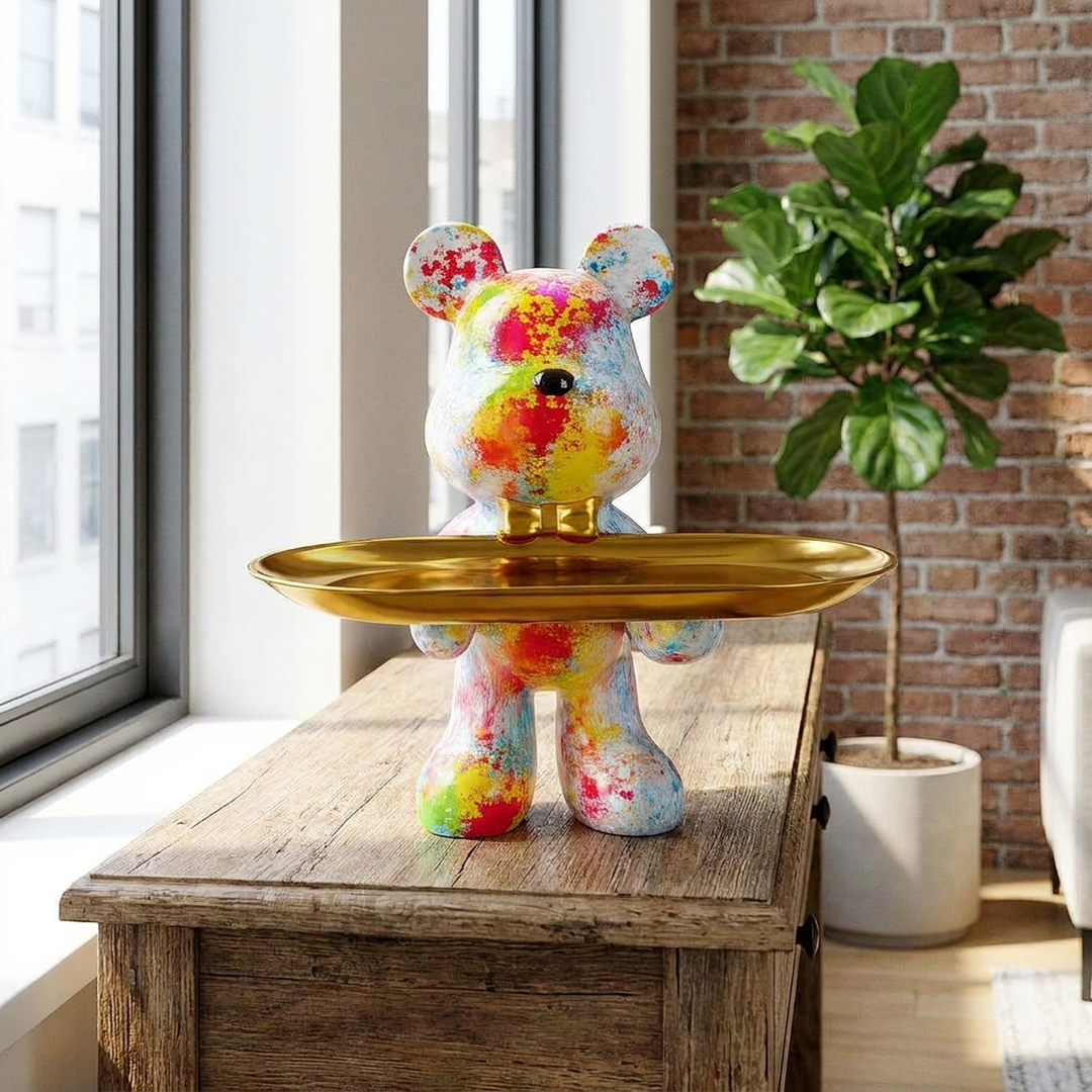 Graffiti Bear Catchall Keeps Essentials Handy