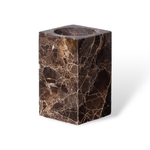 Dark Marble Vanity Set for Clutter-Free Countertops