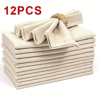 Reusable Linen-Blend Napkins for Elegant Dining