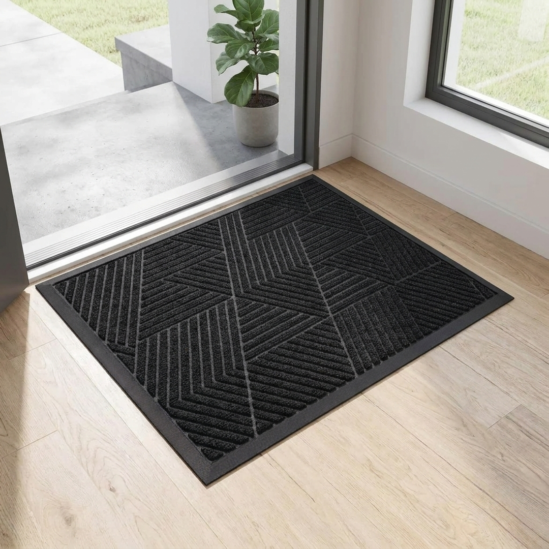 Low-Profile Absorbent Doormat for Drier Floors