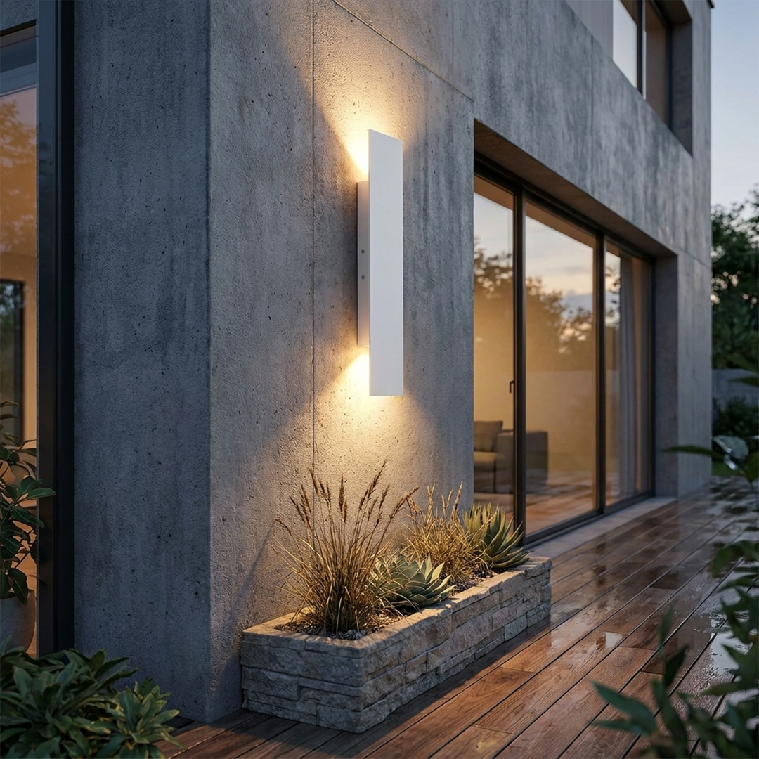 Outdoor LED Wall Light for Weatherproof Visibility