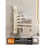 Rotating Towel Holder for Drill-Free Organization
