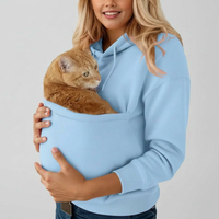 Pet Pocket Hoodie for Hands-Free Cuddles