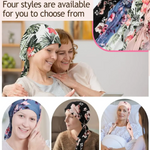 Floral Slip-On Turban for Easy Styling