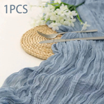 Flowing Gauze Table Runner for Effortless Elegance