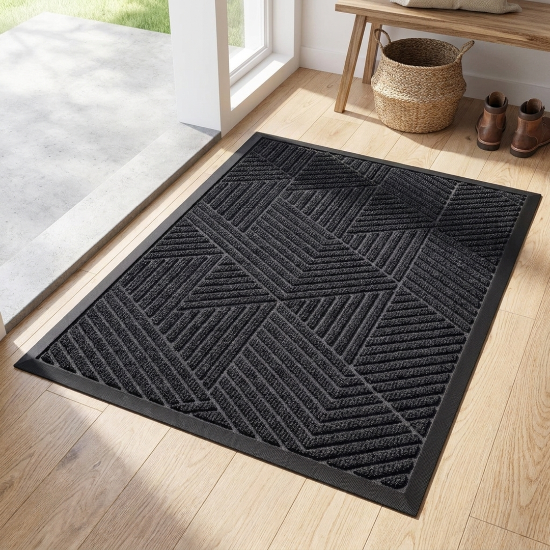 Low-Profile Absorbent Doormat for Drier Floors