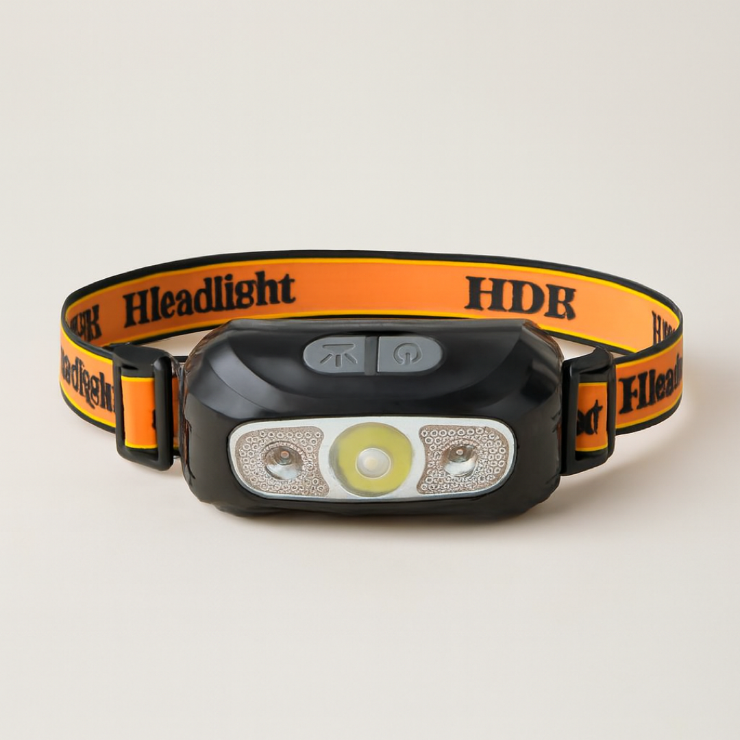 Dual Rechargeable Headlamps for Hands-Free Light