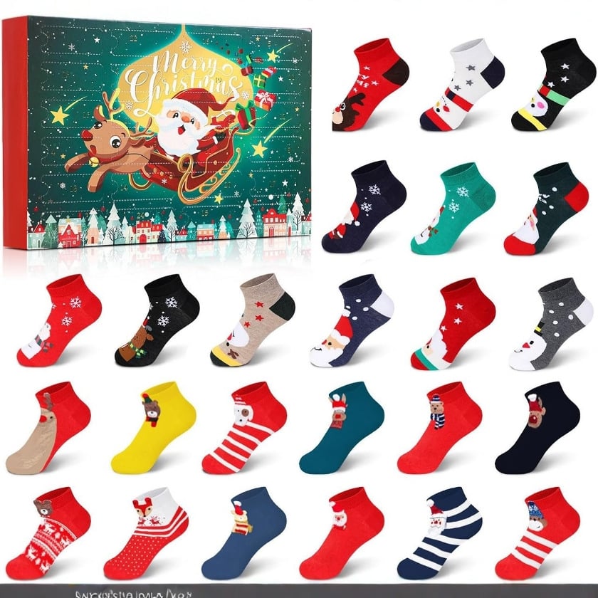 Christmas Stockings Advent Calendar For Festive Days