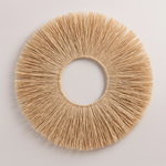 Natural Jute Wall Fringe for Warmth and Texture