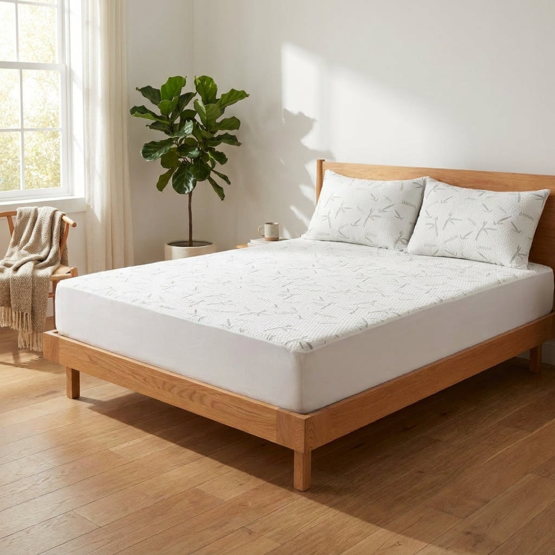 Cooling Bamboo Fitted Sheet for Deeper Sleep