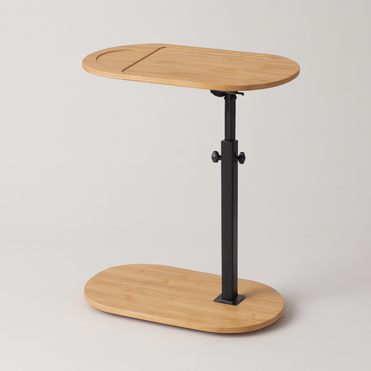 Adjustable Bamboo Bath Stand for Easy Reach