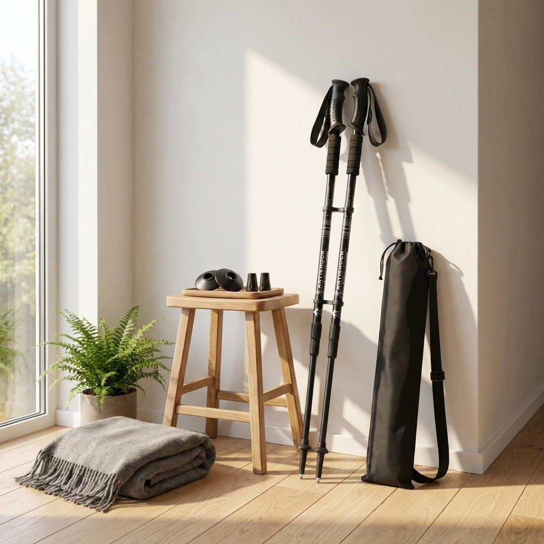 Adjustable Trekking Poles for Steady Footing