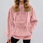 Pet Pocket Fleece Hoodie for Cozy Carrying