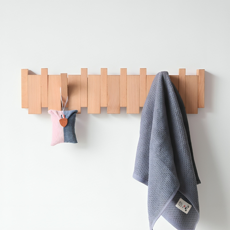 Piano Key Hook Rack For Tidy Entryways