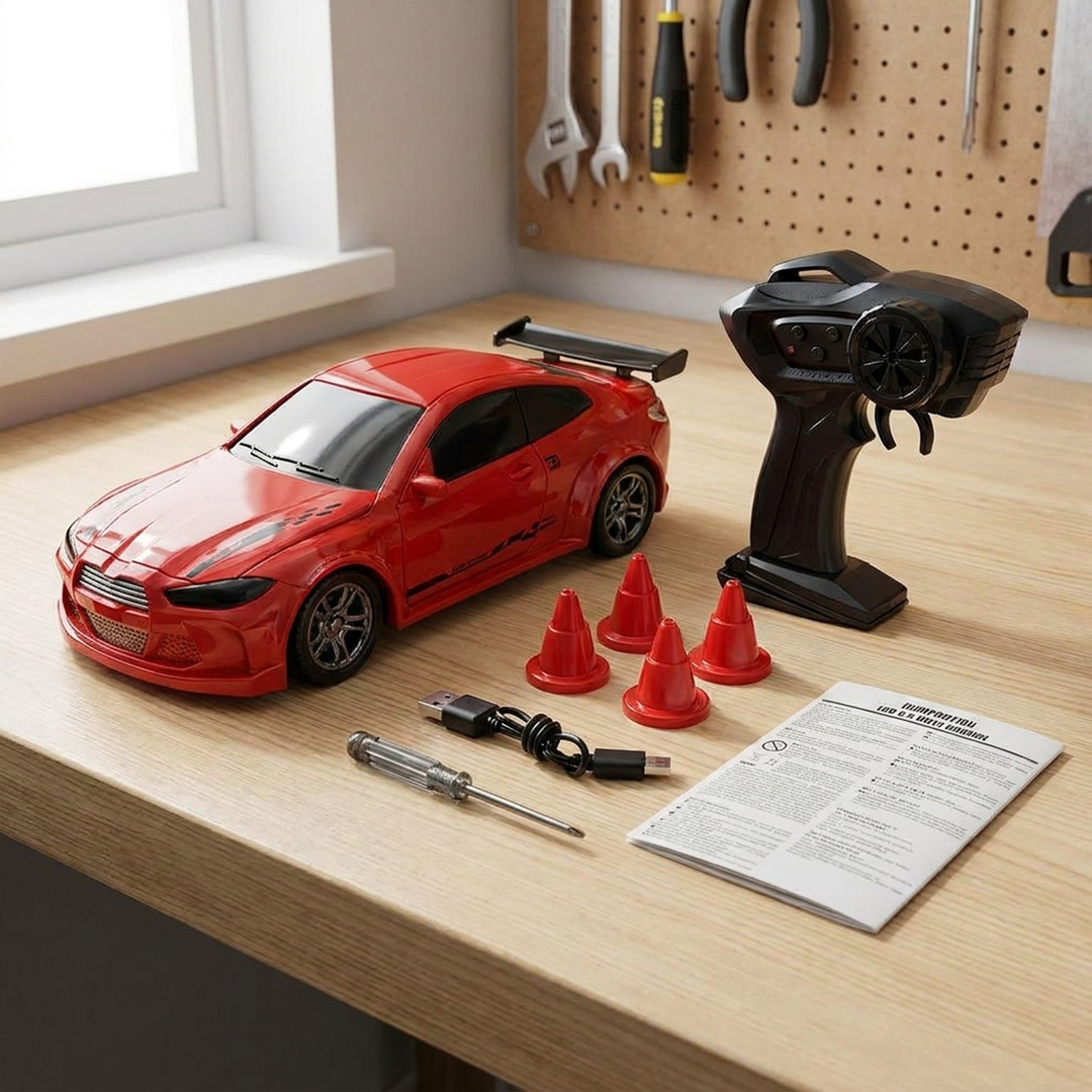 Mini RC Drift Car for Precision Slides